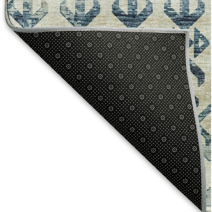 Addison Mayfield Blue AMF79 - 8ft. Round Rug