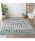 Addison Mayfield Blue AMF79 - 8ft. Round Rug