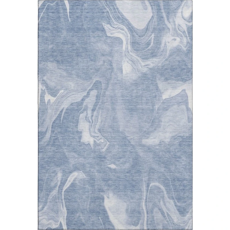 Addison Mayfield Blue AMF802 - 8ft. Round Rug