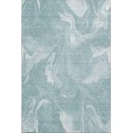 Addison Mayfield Teal AMF802 - 8ft. Round Rug