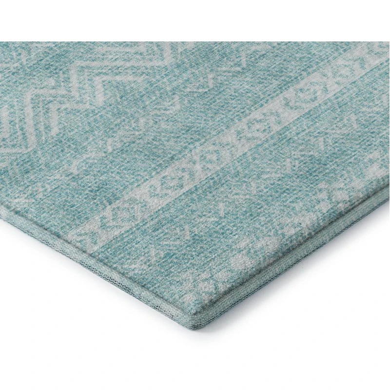 Addison Mayfield Teal AMF803 2ft. 3in. x 7ft. 6in. Rect. Rug