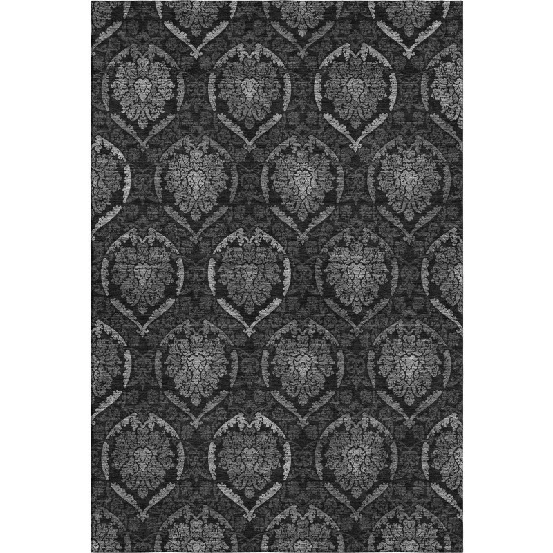 Addison Mayfield Gray AMF809 - 8ft. Round Rug