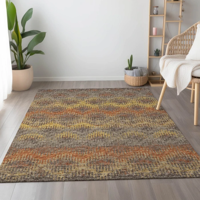 Addison Mayfield Multi AMF80 - 8ft. Round Rug