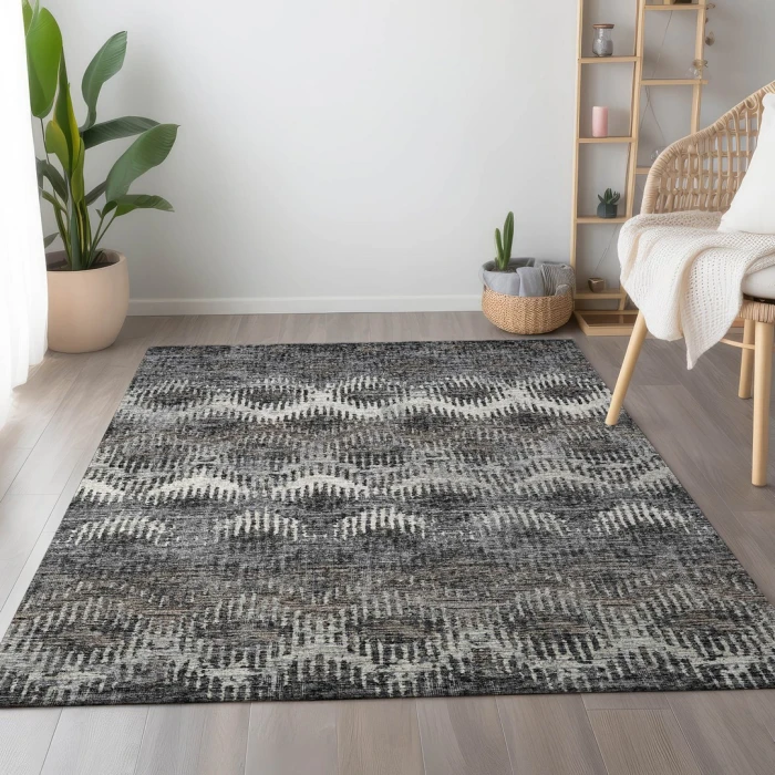 Addison Mayfield Gray AMF80 2ft. 3in. x 7ft. 6in. Rect. Rug