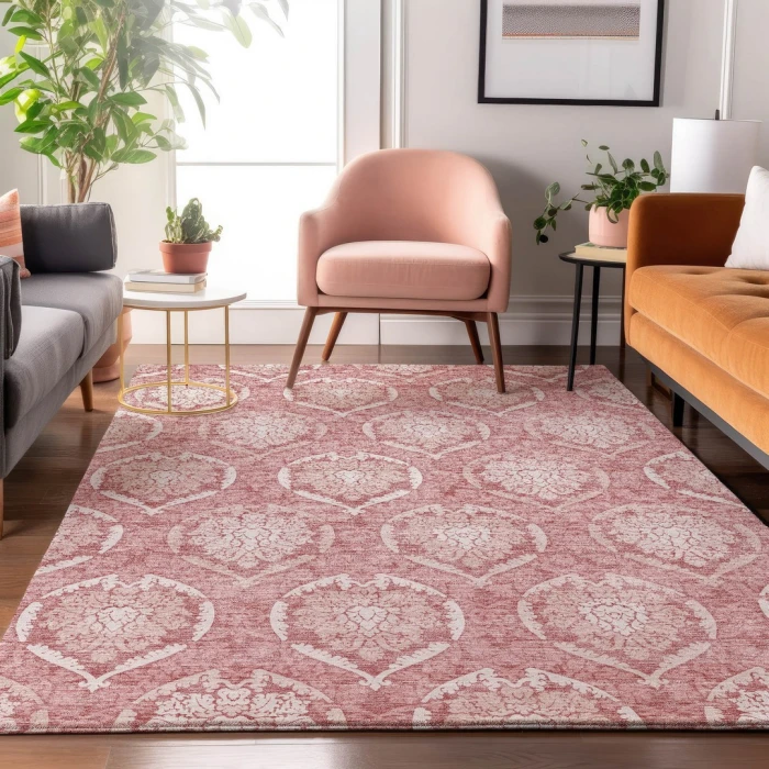 Addison Mayfield Pink AMF810 9ft. x 12ft. Rect. Rug