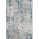 Addison Mayfield Teal AMF814 - 8ft. Round Rug