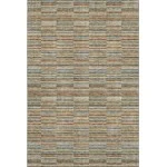 Addison Mayfield Orange AMF816 - 8ft. Round Rug