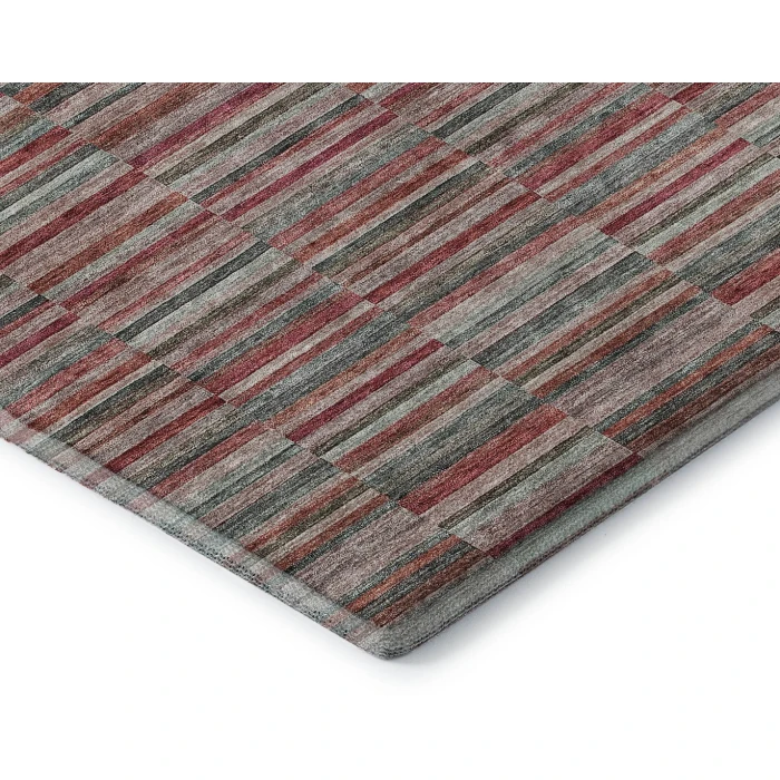 Addison Mayfield Red AMF816 - 8ft. Round Rug