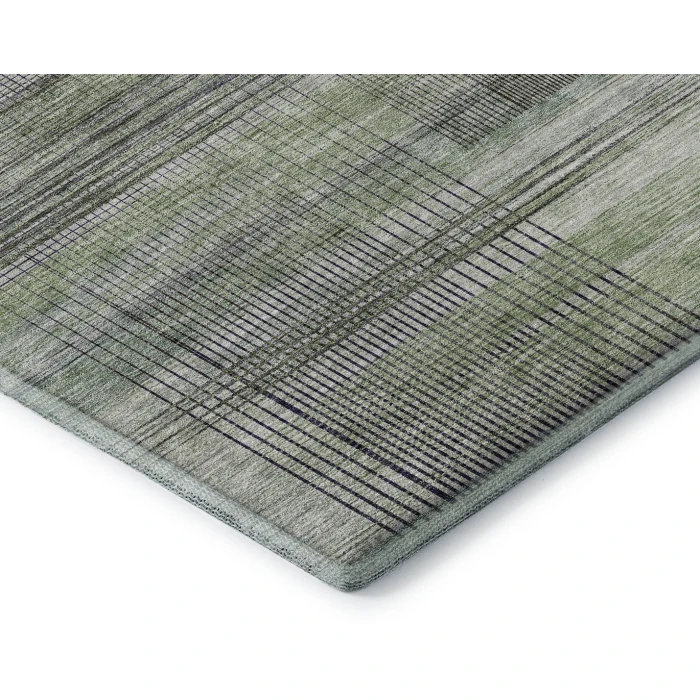Addison Mayfield Green AMF819 - 8ft. Round Rug