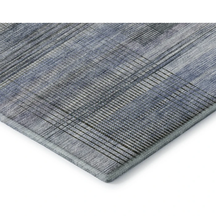 Addison Mayfield Blue AMF819 - 8ft. Round Rug