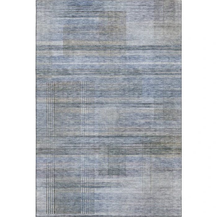 Addison Mayfield Blue AMF819 - 8ft. Round Rug