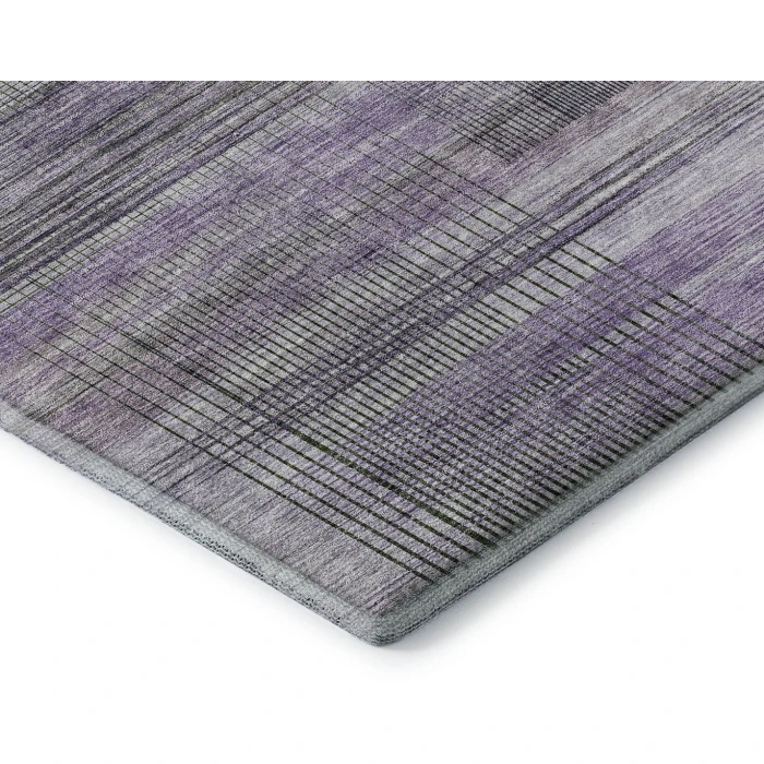 Addison Mayfield Purple AMF819 - 8ft. Round Rug