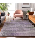 Addison Mayfield Purple AMF819 - 8ft. Round Rug