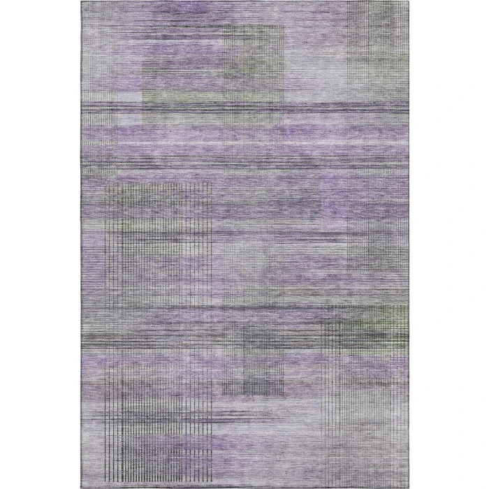 Addison Mayfield Purple AMF819 - 8ft. Round Rug