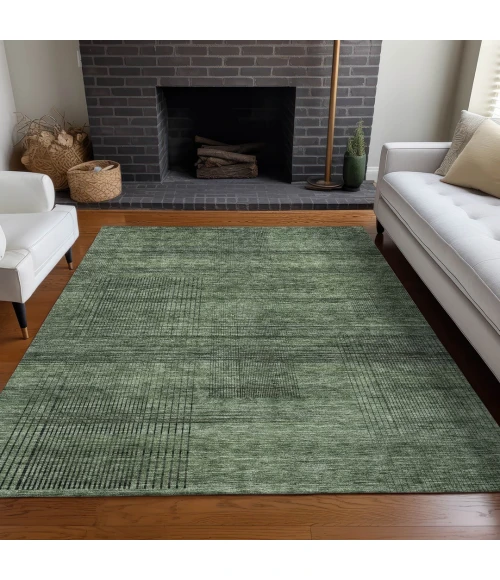 Addison Mayfield Green AMF820 8ft. x 10ft. Rect. Rug