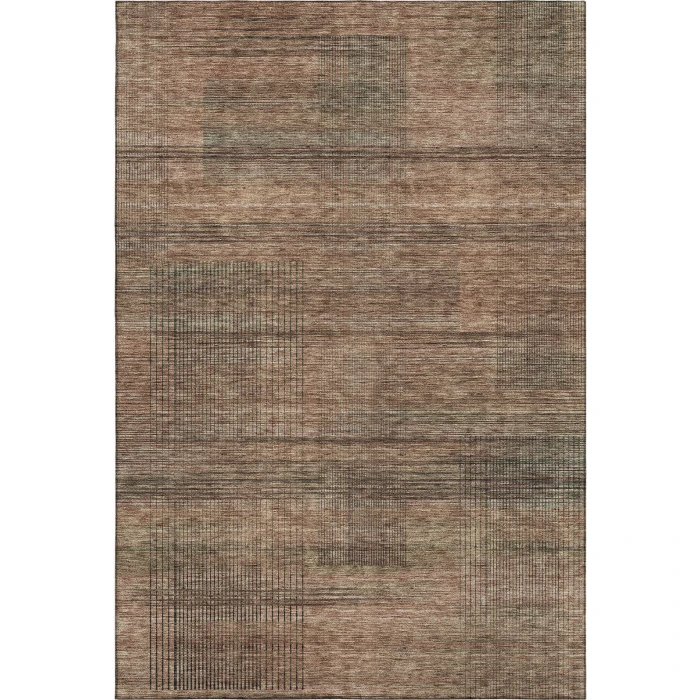 Addison Mayfield Orange AMF820 - 8ft. Round Rug