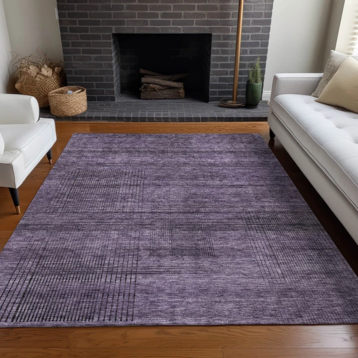 Addison Mayfield Purple AMF820 8ft. x 10ft. Rect. Rug