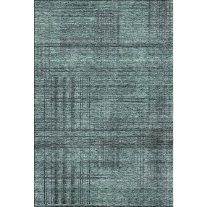 Addison Mayfield Teal AMF820 - 8ft. Round Rug