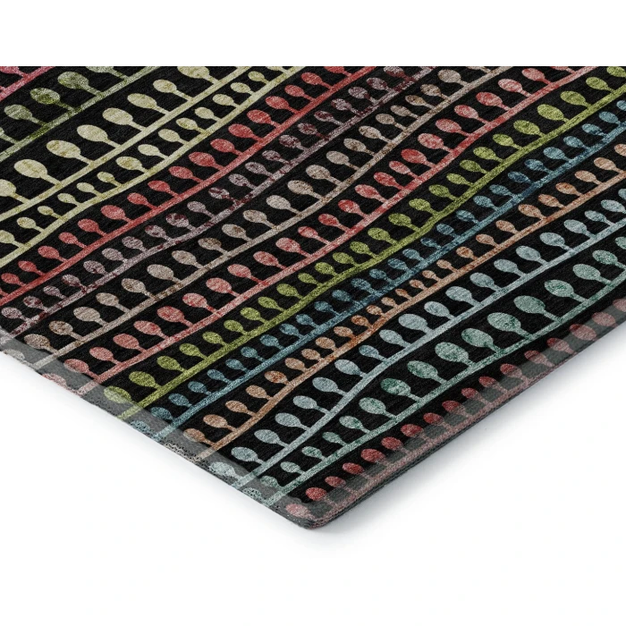 Addison Mayfield Black AMF823 9ft. x 12ft. Rect. Rug