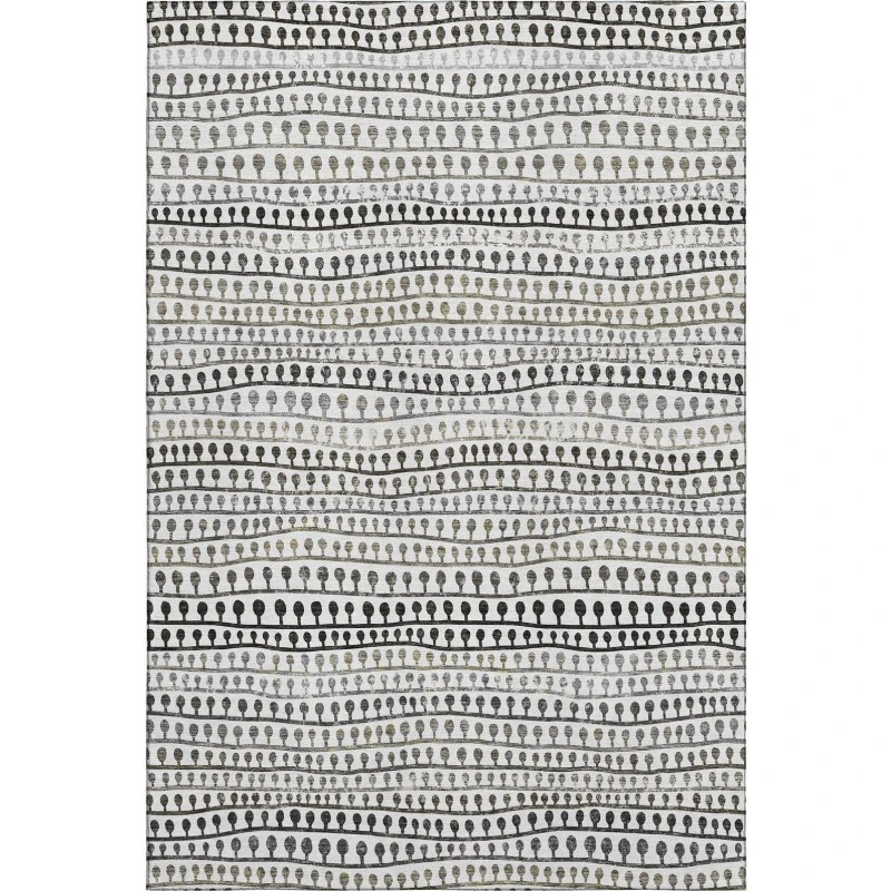 Addison Mayfield Ivory AMF823 - 8ft. Round Rug