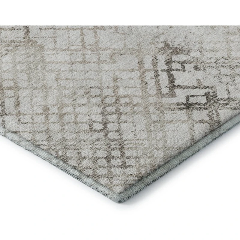 Addison Mayfield Brown AMF824 - 8ft. Round Rug