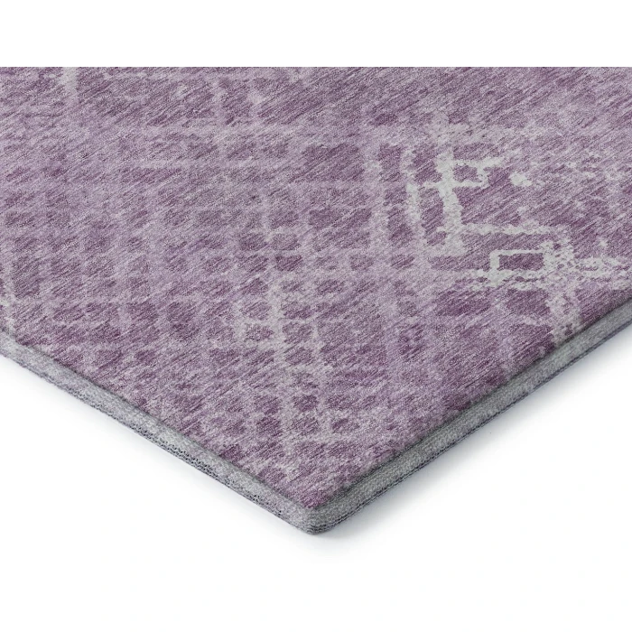 Addison Mayfield Purple AMF825 - 8ft. Round Rug