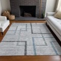 Addison Mayfield Gray AMF826 - 8ft. Round Rug