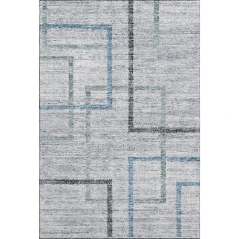 Addison Mayfield Gray AMF826 - 8ft. Round Rug