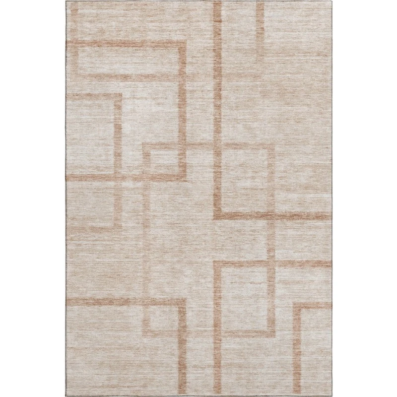 Addison Mayfield Orange AMF827 - 8ft. Round Rug
