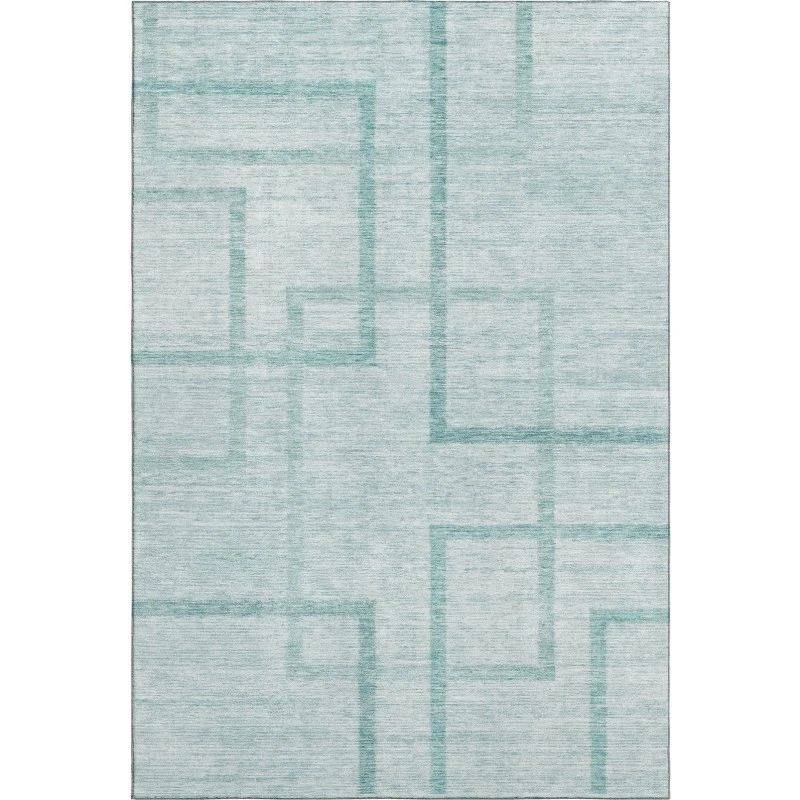 Addison Mayfield Teal AMF827 - 8ft. Round Rug