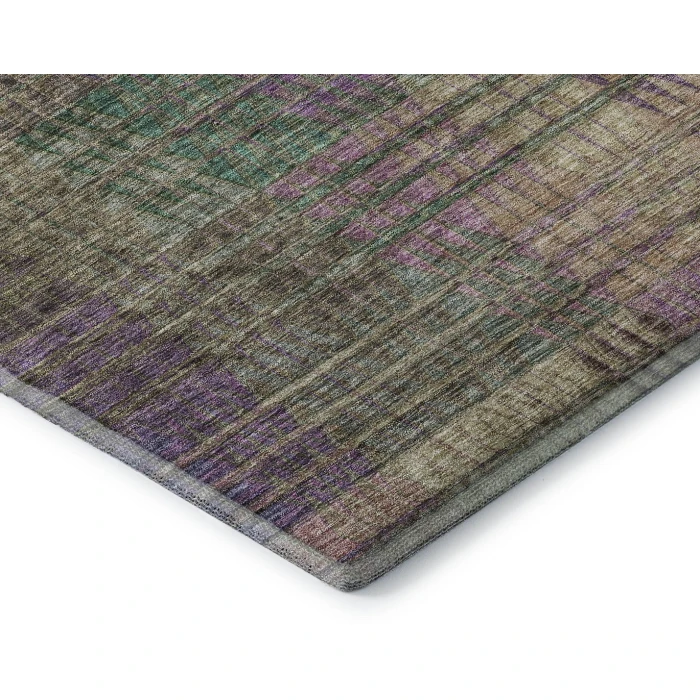 Addison Mayfield Purple AMF828 - 8ft. Round Rug
