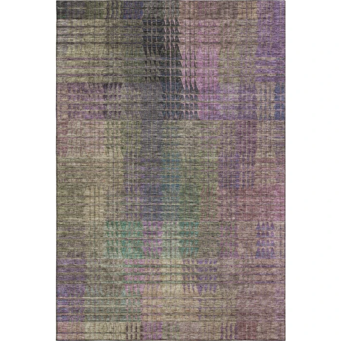 Addison Mayfield Purple AMF828 - 8ft. Round Rug