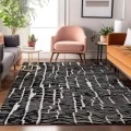 Addison Mayfield Black AMF830 2ft. 3in. x 7ft. 6in. Rect. Rug