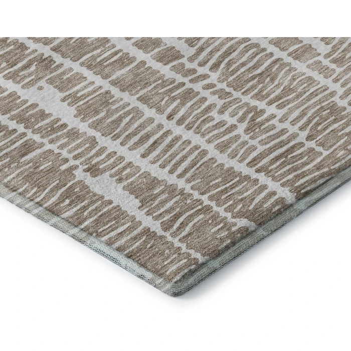 Addison Mayfield Brown AMF830 - 8ft. Round Rug
