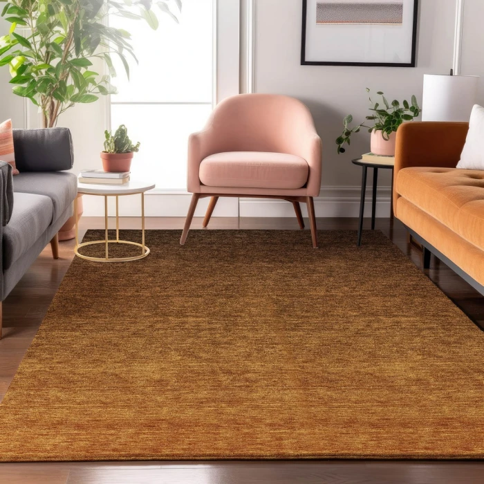 Addison Mayfield Brown AMF833 - 8ft. Round Rug