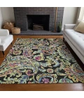 Addison Mayfield Black AMF834 5ft. x 7ft. 6in. Rect. Rug