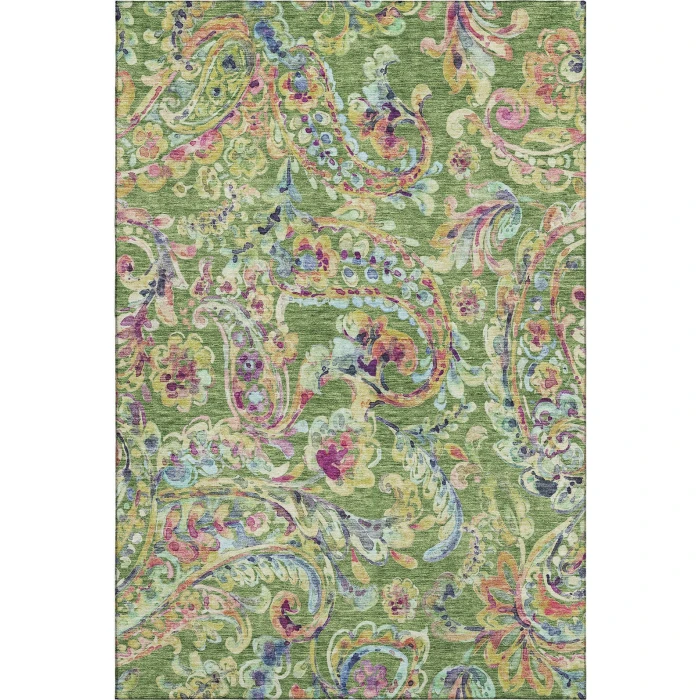 Addison Mayfield Green AMF834 2ft. 3in. x 7ft. 6in. Rect. Rug