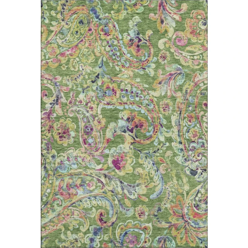 Addison Mayfield Green AMF834 2ft. 3in. x 7ft. 6in. Rect. Rug