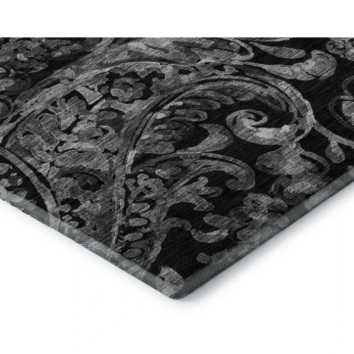 Addison Mayfield Black AMF835 9ft. x 12ft. Rect. Rug