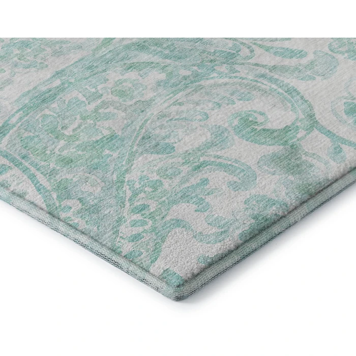 Addison Mayfield Teal AMF835 2ft. 3in. x 7ft. 6in. Rect. Rug