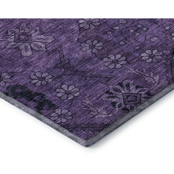 Addison Mayfield Purple AMF842 8ft. x 10ft. Rect. Rug