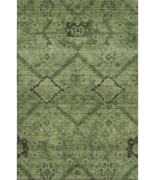 Addison Mayfield Green AMF842 - 8ft. Round Rug
