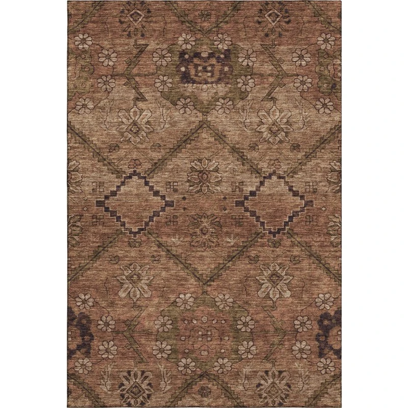 Addison Mayfield Orange AMF842 2ft. 3in. x 7ft. 6in. Rect. Rug