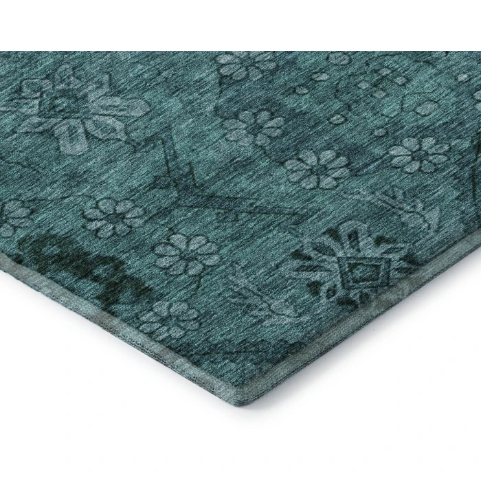 Addison Mayfield Teal AMF842 8ft. x 10ft. Rect. Rug