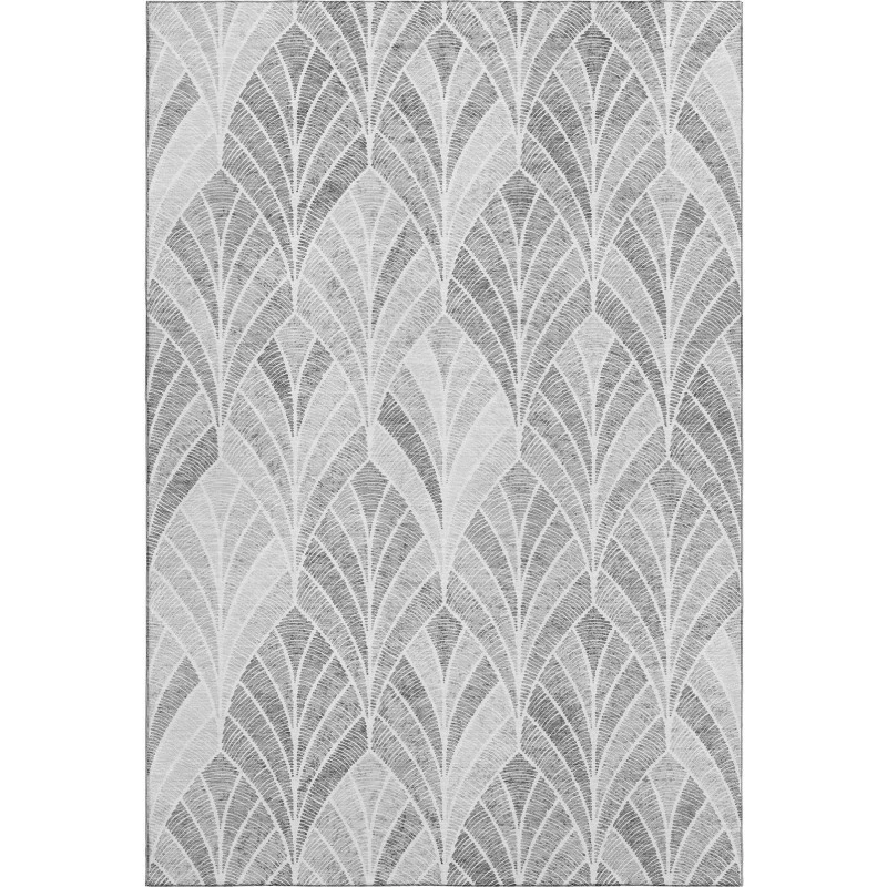 Addison Mayfield Gray AMF851 - 8ft. Round Rug