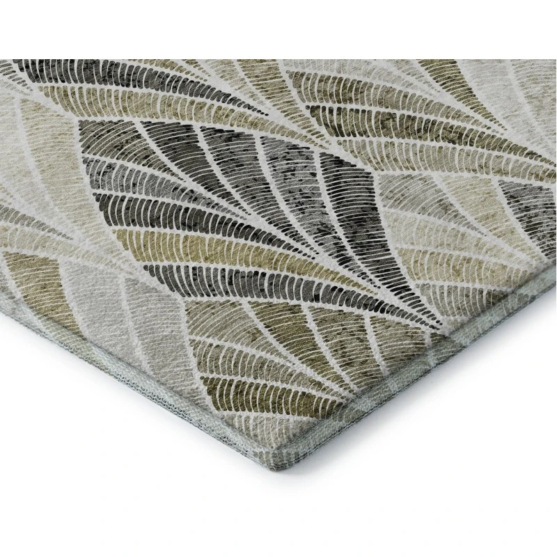 Addison Mayfield Brown AMF851 - 8ft. Round Rug