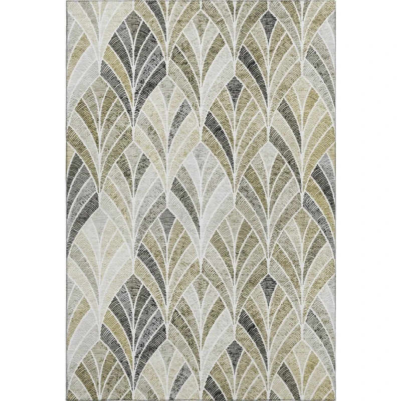Addison Mayfield Brown AMF851 - 8ft. Round Rug