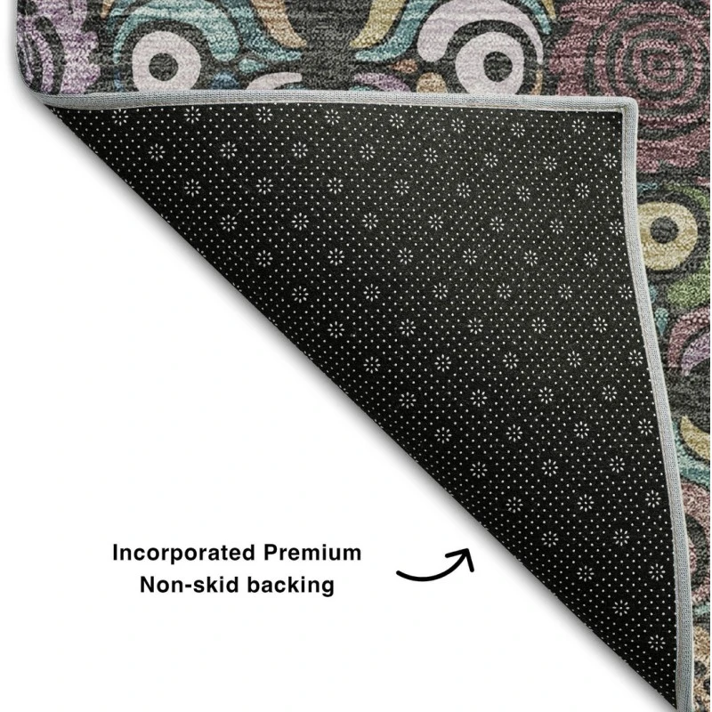Addison Mayfield Black AMF852 2ft. 3in. x 7ft. 6in. Rect. Rug