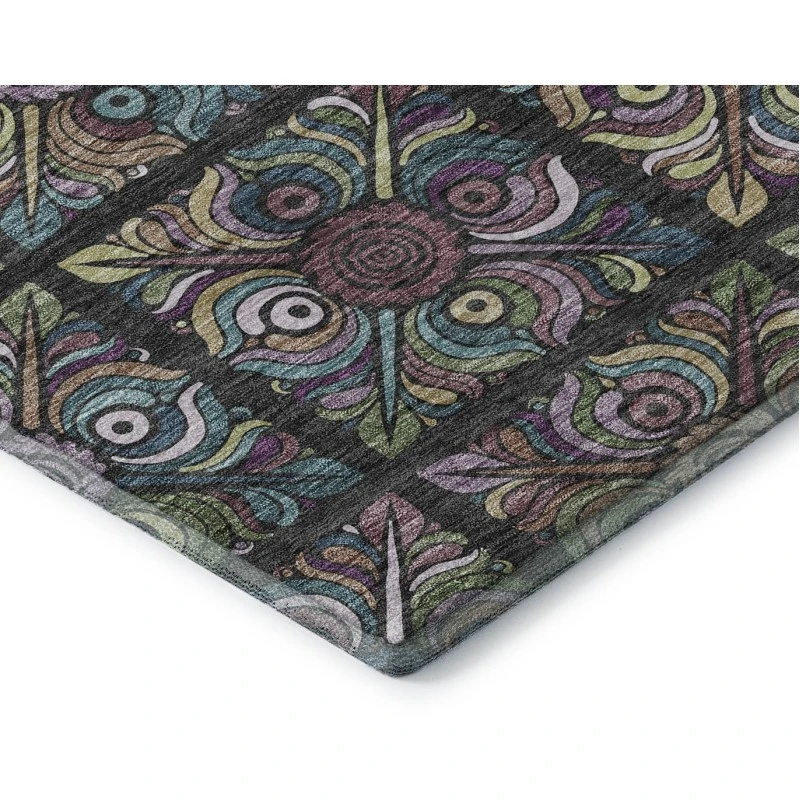 Addison Mayfield Black AMF852 2ft. 3in. x 7ft. 6in. Rect. Rug