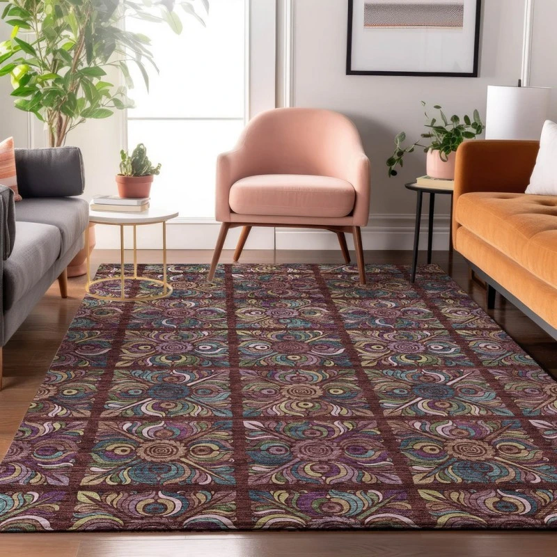 Addison Mayfield Orange AMF852 2ft. 3in. x 7ft. 6in. Rect. Rug